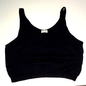 Wilfred Aritzia Crop Top Elastic Waist Cotton